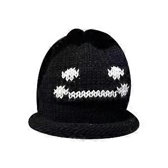 Beanie Hat Cuffed Hat Slouchy Beanies for Women Smiling Face Hat Versatile Skull Beanie Hat Skull Cap Turbans  White