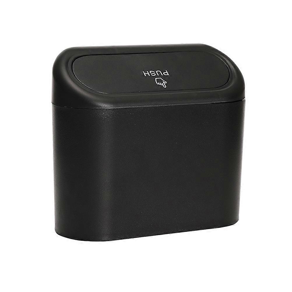 Car Trash Can Hanging Auto Garbage Cans Portable Leak Proof Vehicle Trash Bin with Push Lid for Car Office Home