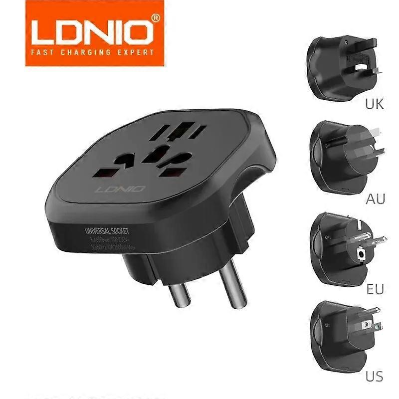 LDNIO Universal Travel Multi Adapter US UK AU CN KR EU Plug Converter To Universal Wall Socket Home Conversion Plugs Adapters