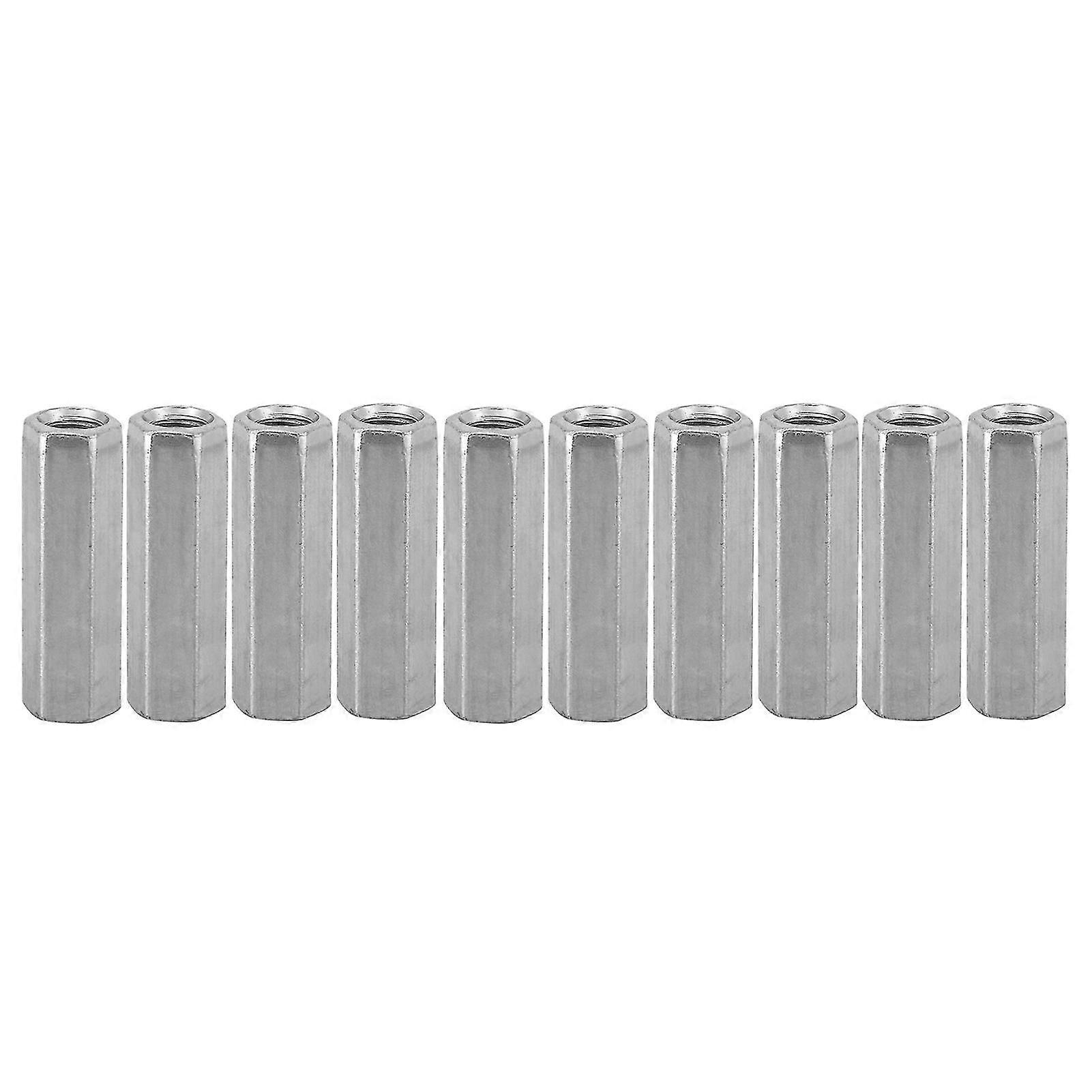 M8*40 Hexagonal Standoff Threaded Fasteners - 10pcs Long Rod Nuts