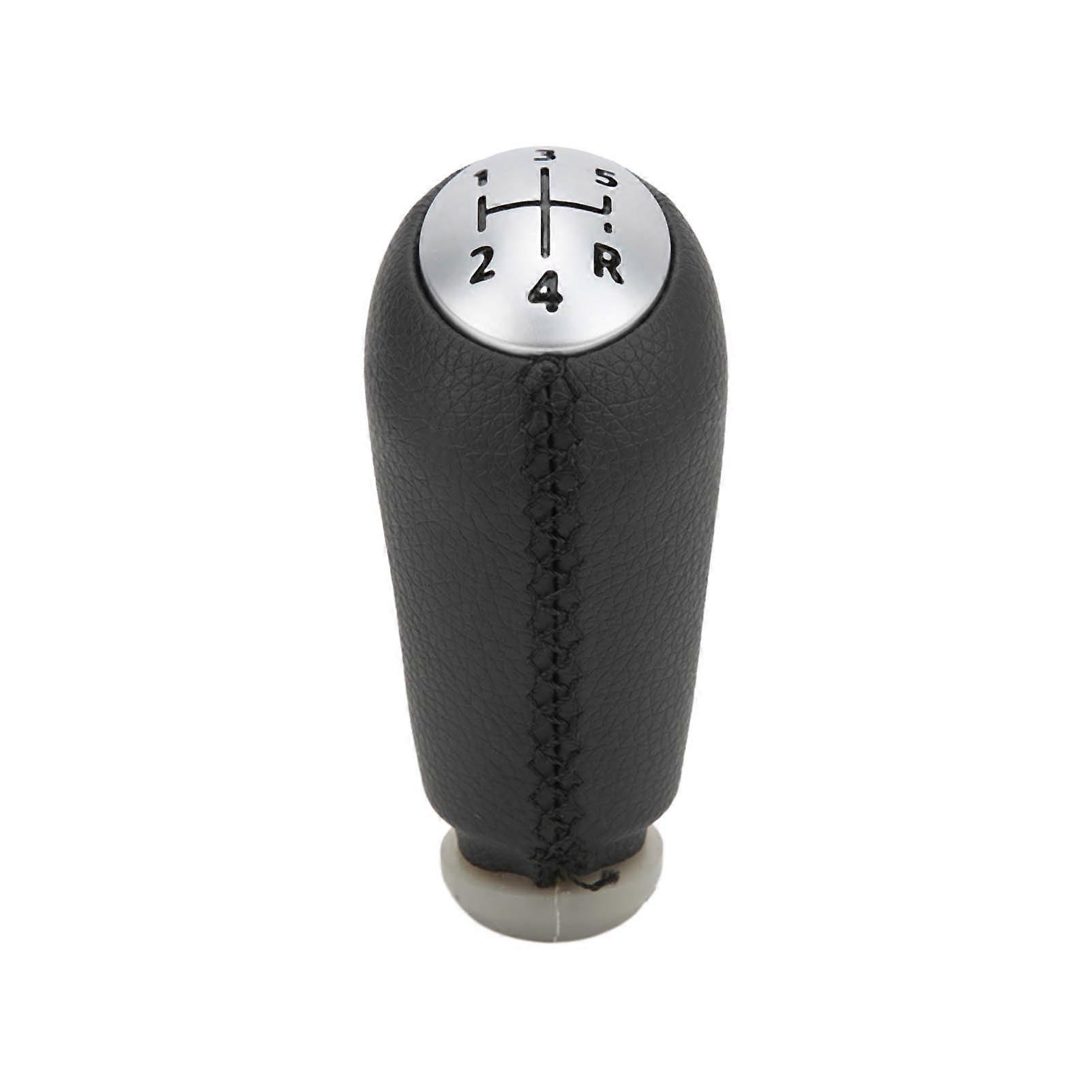 5 Speed Gear Shift Lever Knob Shifter Head Matte Black Replacement for Megane II 2002‑2008