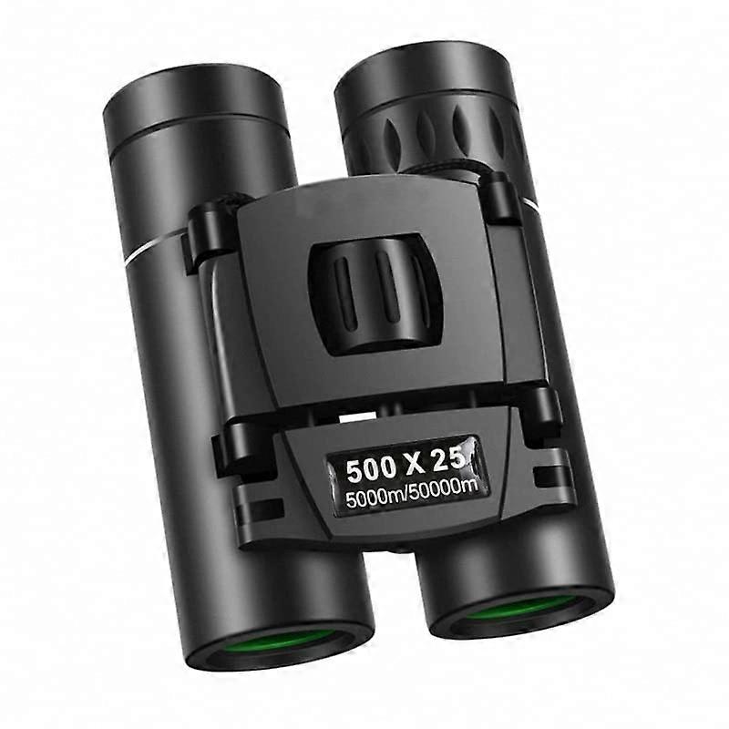 500x25 HD Powerful Binoculars 5000M Long Range Folding Mini Telescope for Hunting