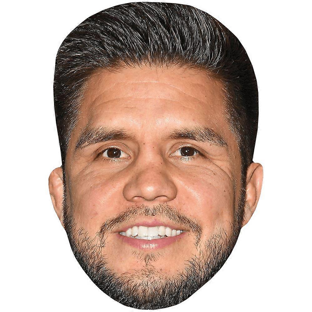 Henry Carlos Cejudo (Beard) Celebrity Mask, Flat Card Face