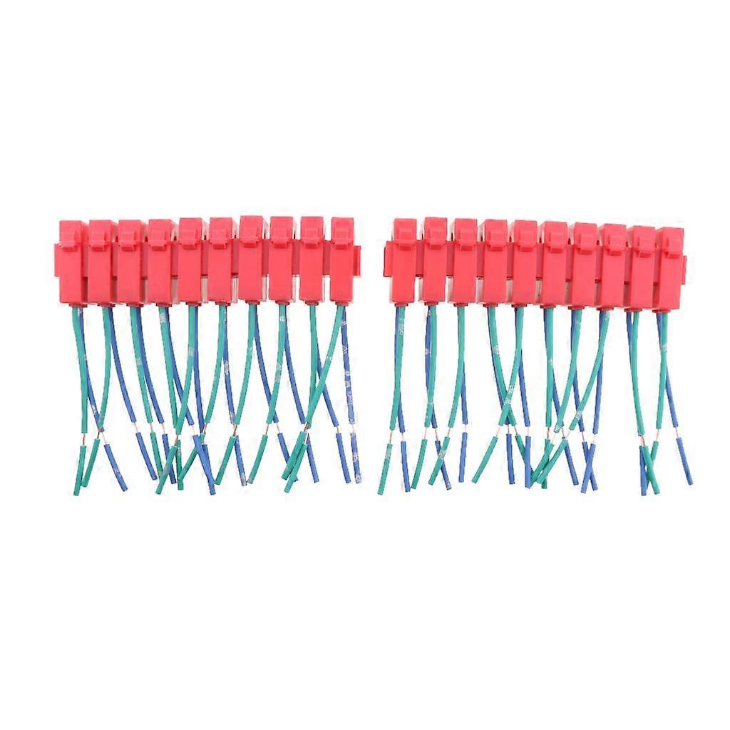 20 Pieces Car ATC Holder Block Inline Harness Waterproof