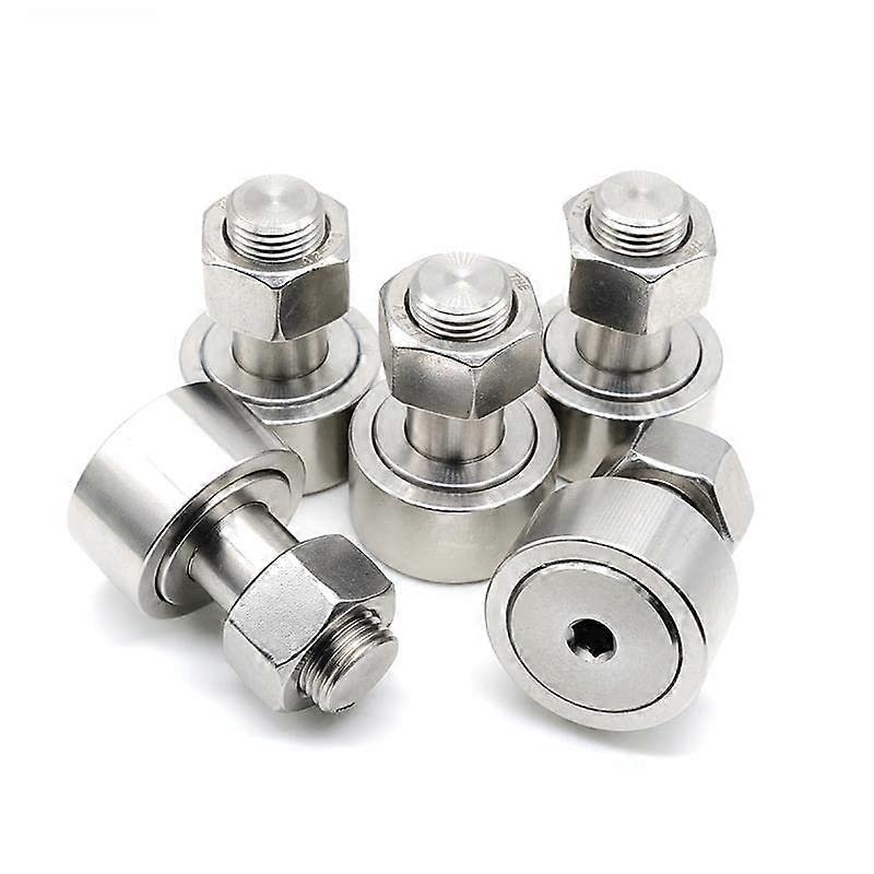 CF10-1 Stainless Cam Follower Bearing KR26 SUS304 Roller Track Runner M10 x 26 x 36.2 mm for Smooth Operation