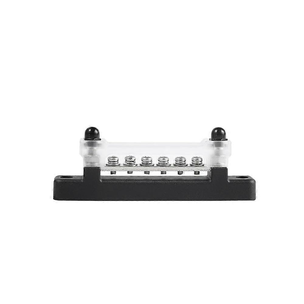 for 6Bit Copper Bar Bus Bar 150A AC/DC High Current Straight Row Single Row with Transparent Cover, 6924023128289