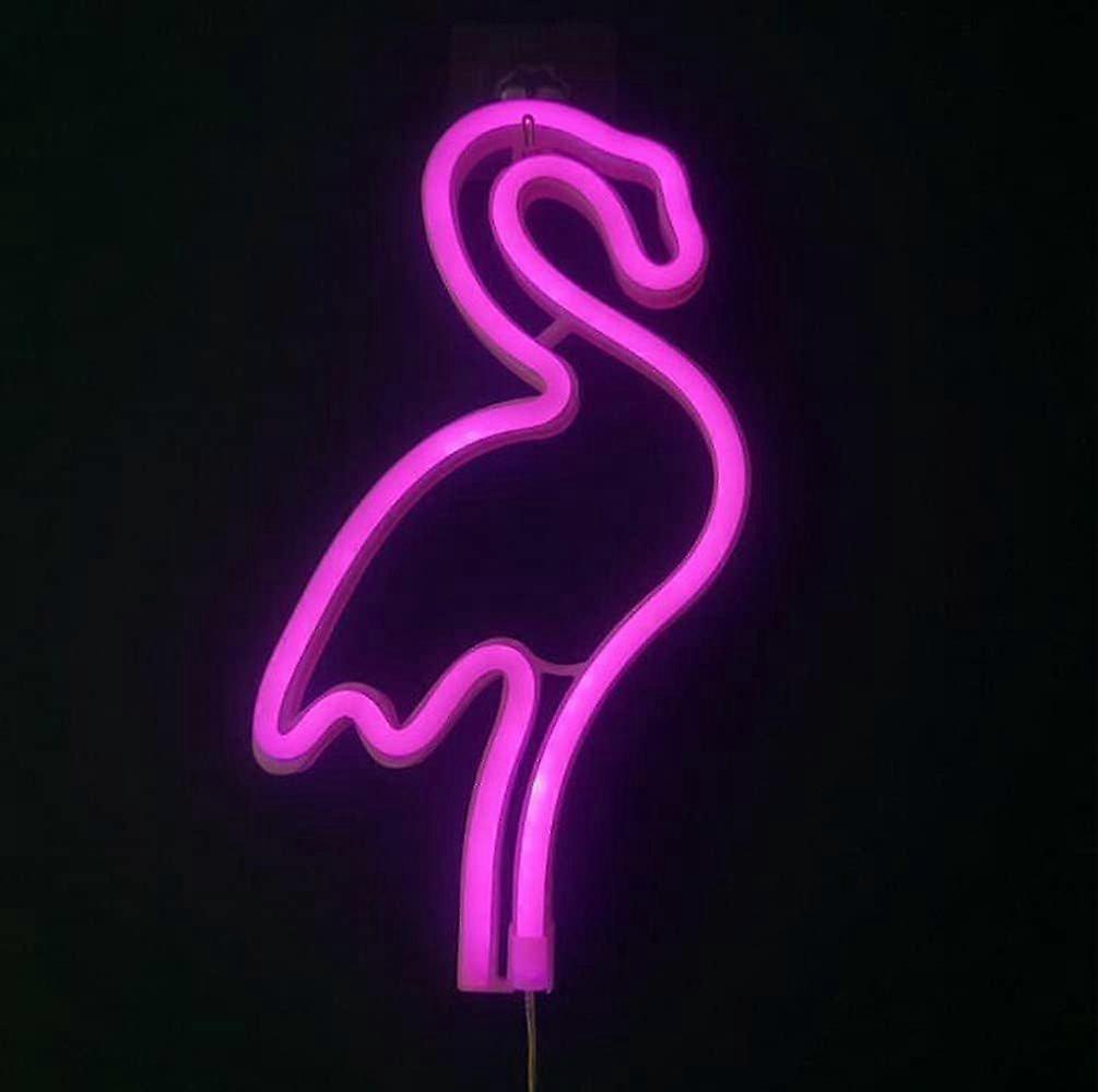 Flamingo Neon Light Led Neon Sign Wall Decor Batte