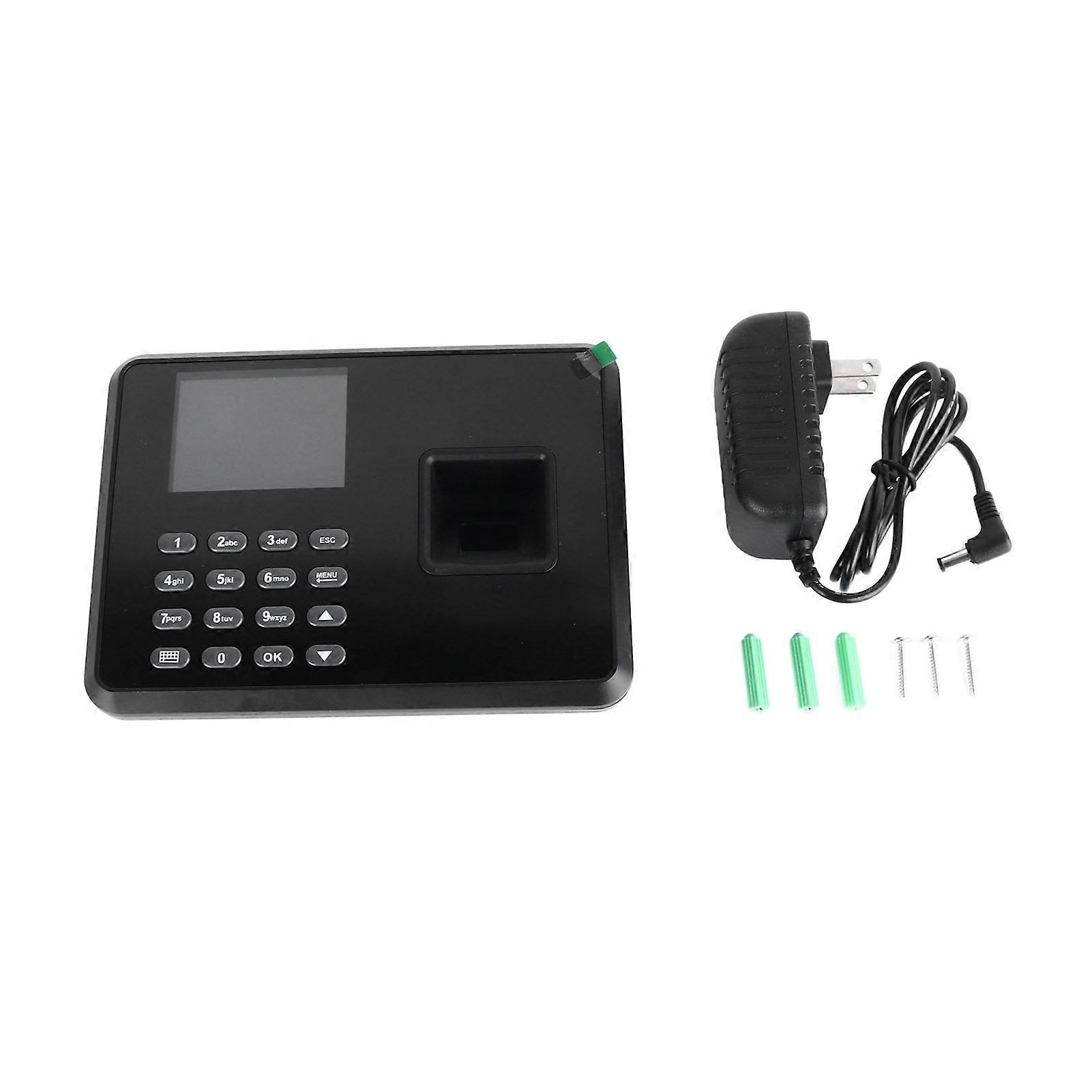 Smart Fingerprint Time Clock: Biometric Attendance Machine with Multi-Language Display