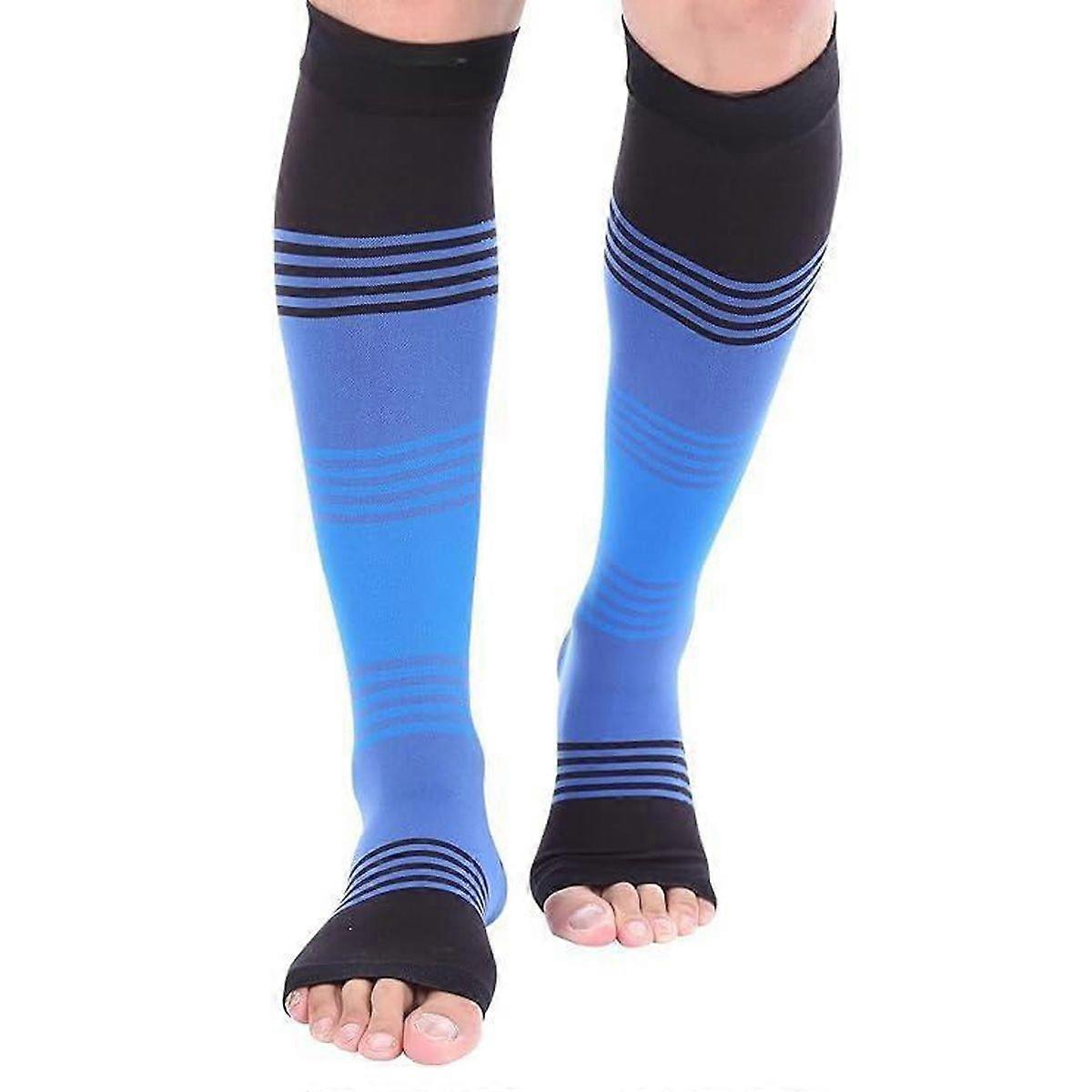 Toe compression calf socks Leg elastic compression socks Half length socks