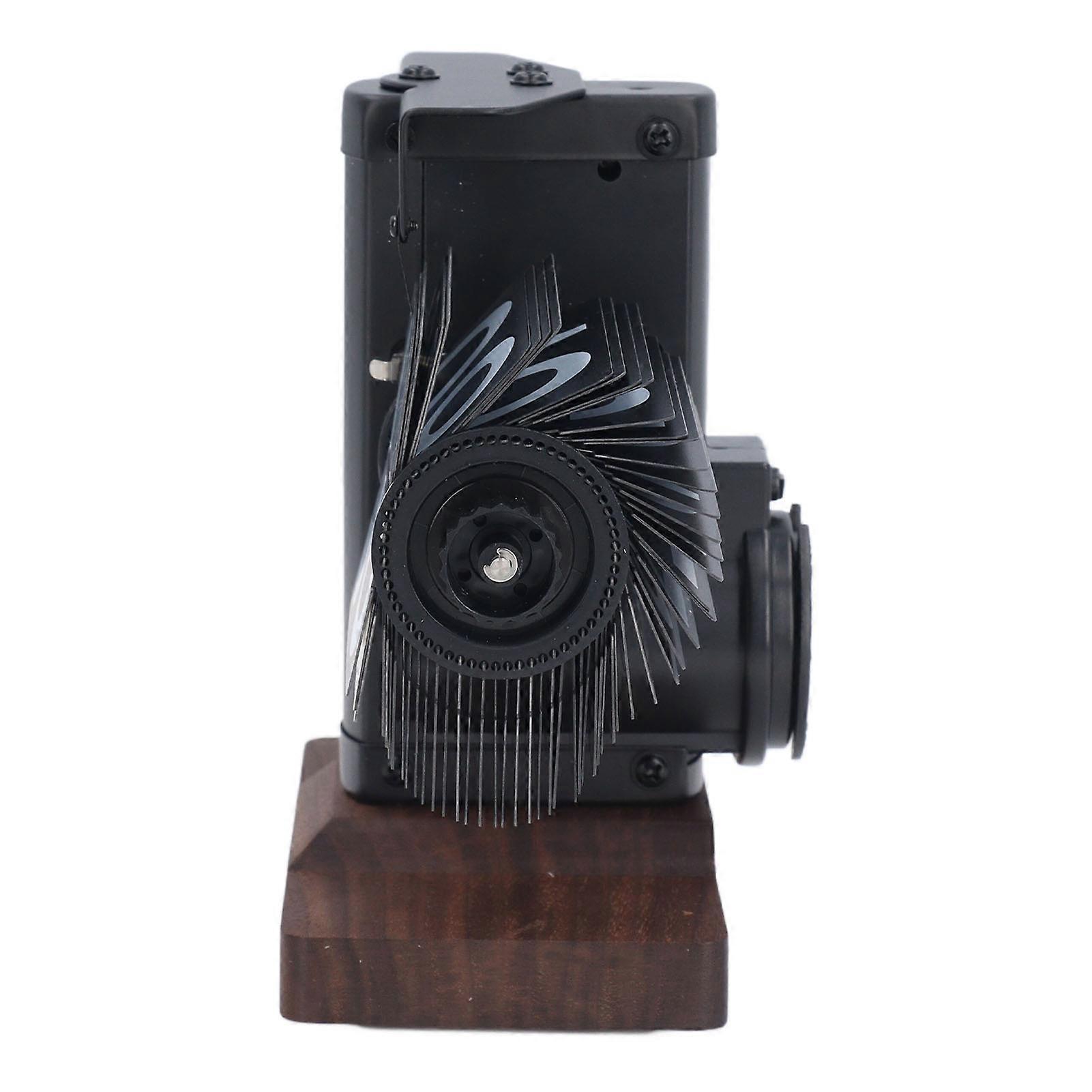 Acier Inoxydable 304 Design Horloge à Bascule Vintage Yctze - Acier Inoxydable 304, Design Rétro, 24 Heures Horloge Bascule Automatique