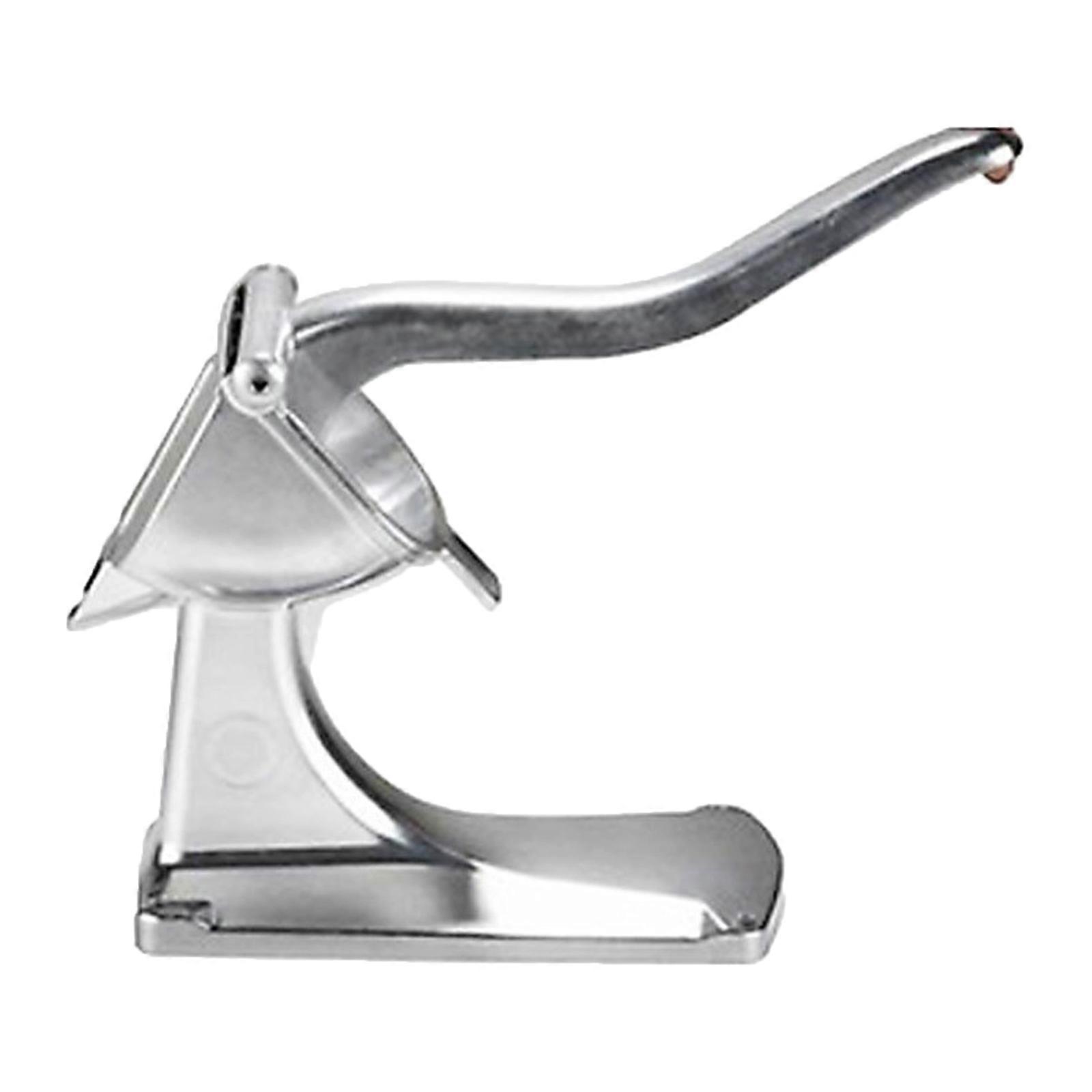 Manual Fruit Juicer Lemon Squeezer Aluminium Alloy Hand Squeezer Easy Use Lemon Citrus Juicer Manual Fruit Press Silver