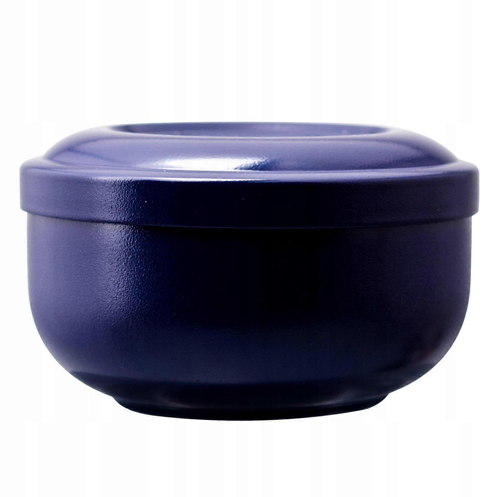 Stainless Steel Shaving Bowl With Lid Mixing Bowl Easier To Lather And Blue
