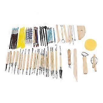 61-Piece Clay Carving Tool Set with Durable Materials for Beginners  Experts