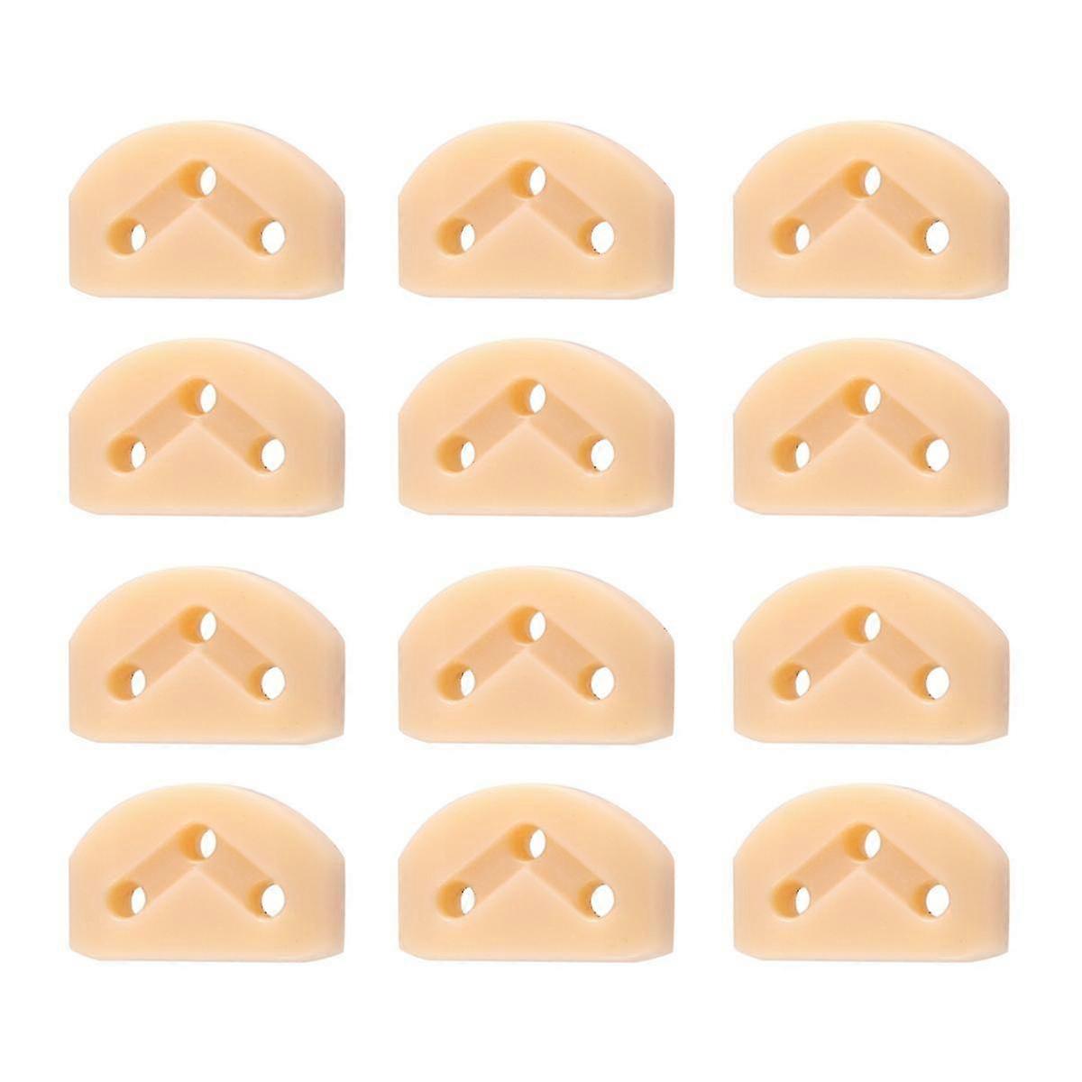 12Pcs Classical Guitar String Trees with Rollers, Retainer Guides & Nut Clamp for String Locking