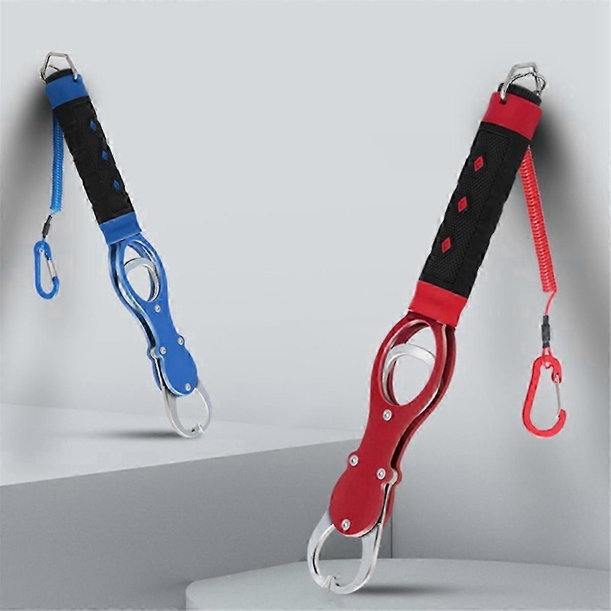 Portable Fish Control Device Fish Control Device Fish Catching Pliers Hook Fish Control Device Set Red + Pincette