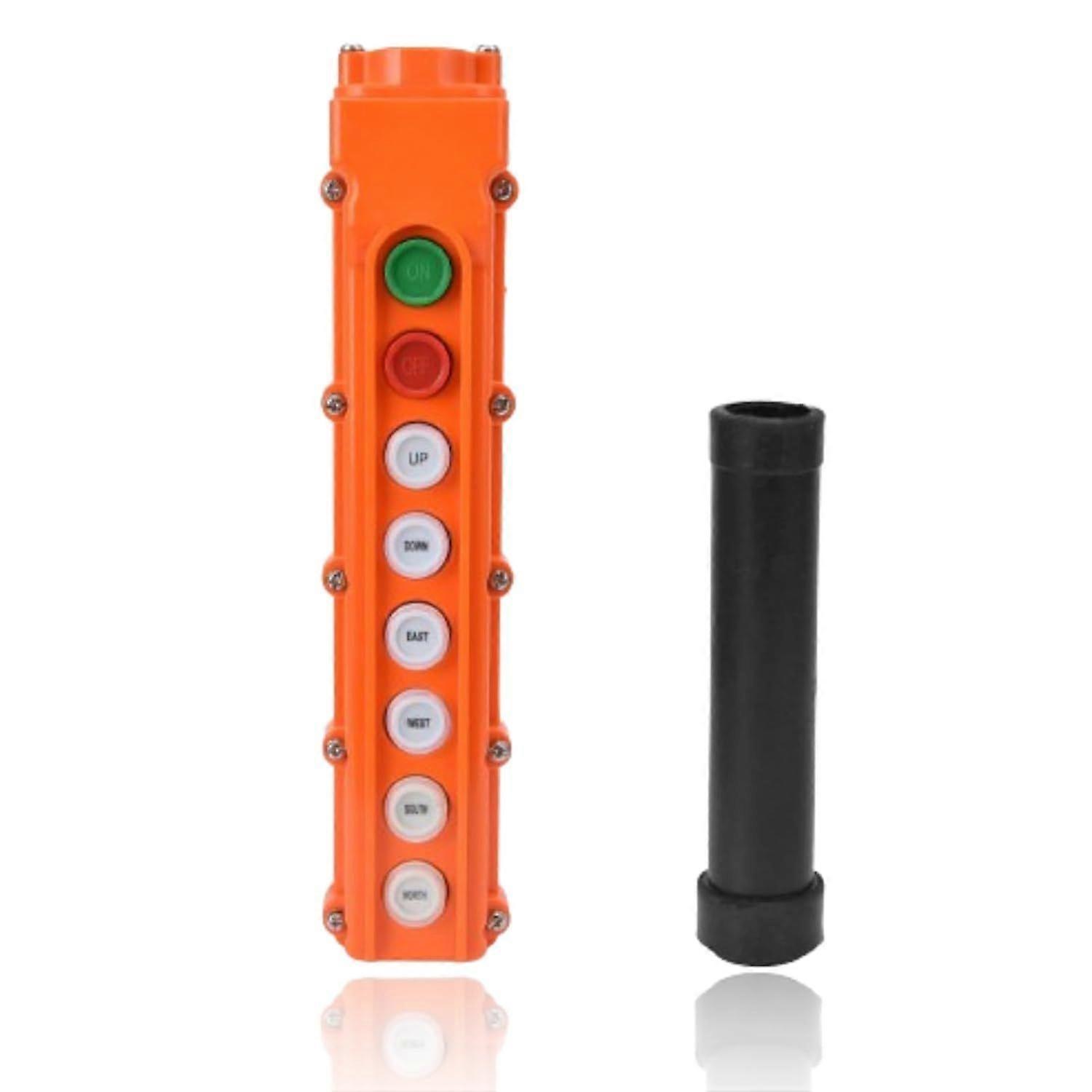 2025 Latest Model Crane Remote Controller, Crane Button Control Box Hoist Switch Push But