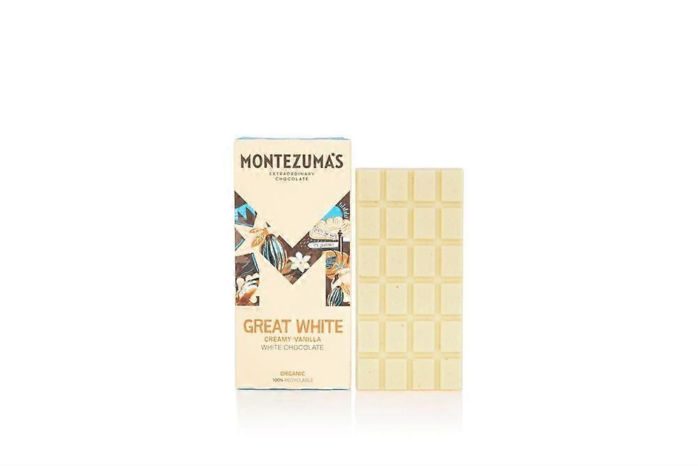 Montezumas 巧克力大白有机奶油白棒 90 克