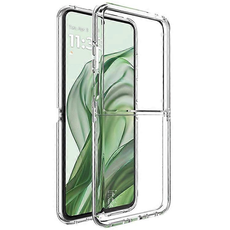 IMAK UX-6 Series Compatible For Motorola Razr 50 Ultra 5G / Razr+ 2024 5G Case Clear TPU Airbags Phone Cover