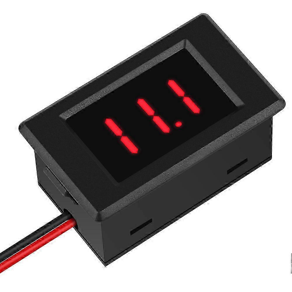 PEACEFAIR PZVM-001 3.5-35V DC Volt Meter LED Display Panel Red