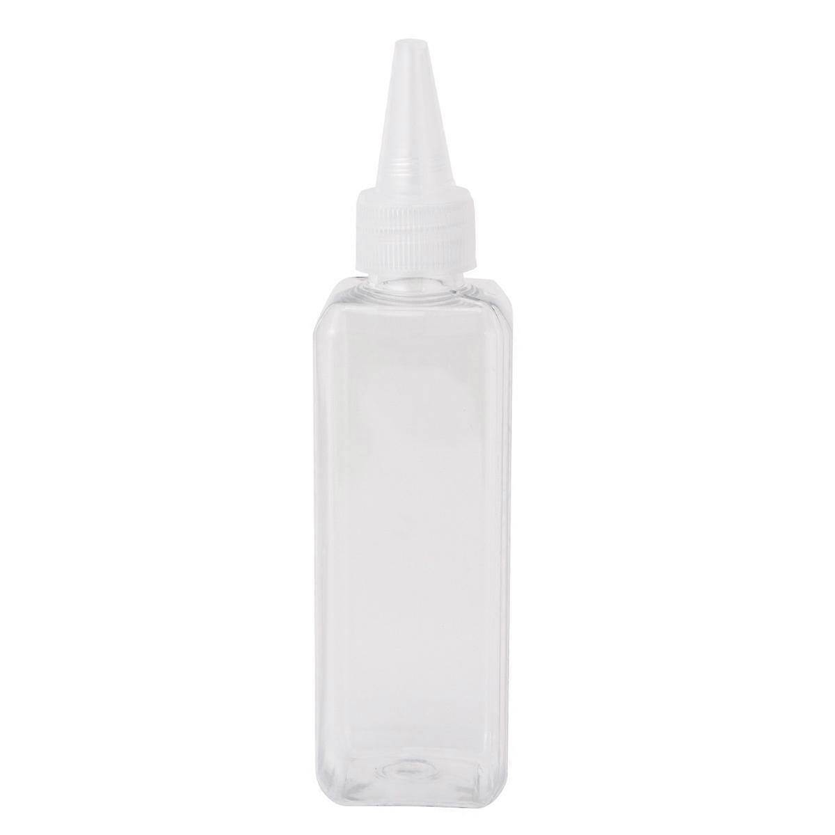 Flacon d’applicateur de colorant pour cheveux Bouche pointue pour la coloration Utilisation rechargeable pour animalerie 14x3.5x3.5cm 15Pcs