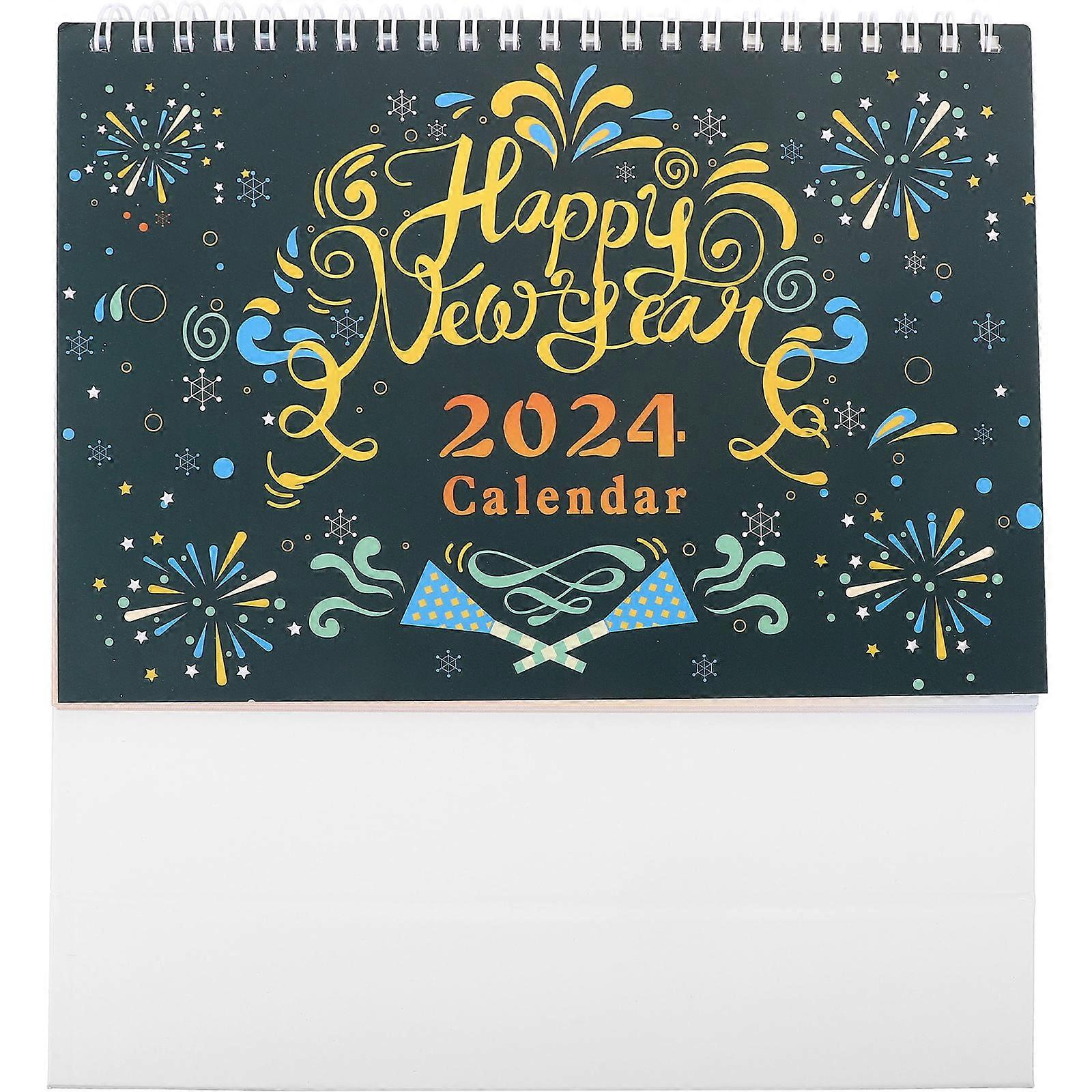 Desk Blotter Calendar Paper Simple and Chic Design Teachers Record Keeping 20.5x20.5cm 1Pcs