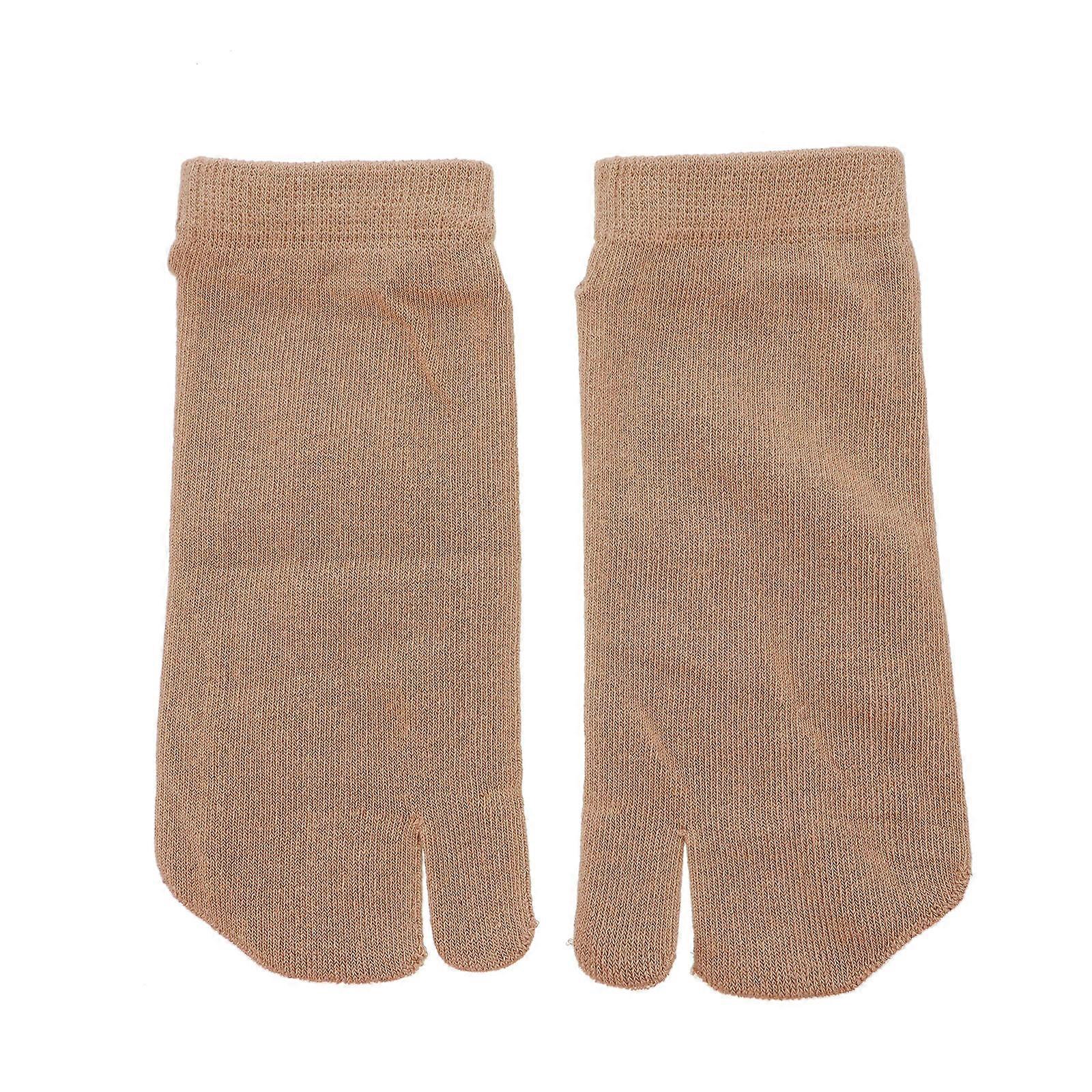 Men's Thin Cotton Split Toe Socks – Breathable, Moisture Wicking Short Crew Sports Socks for Daily Wear with Five Toe Design, Comfortable Fit