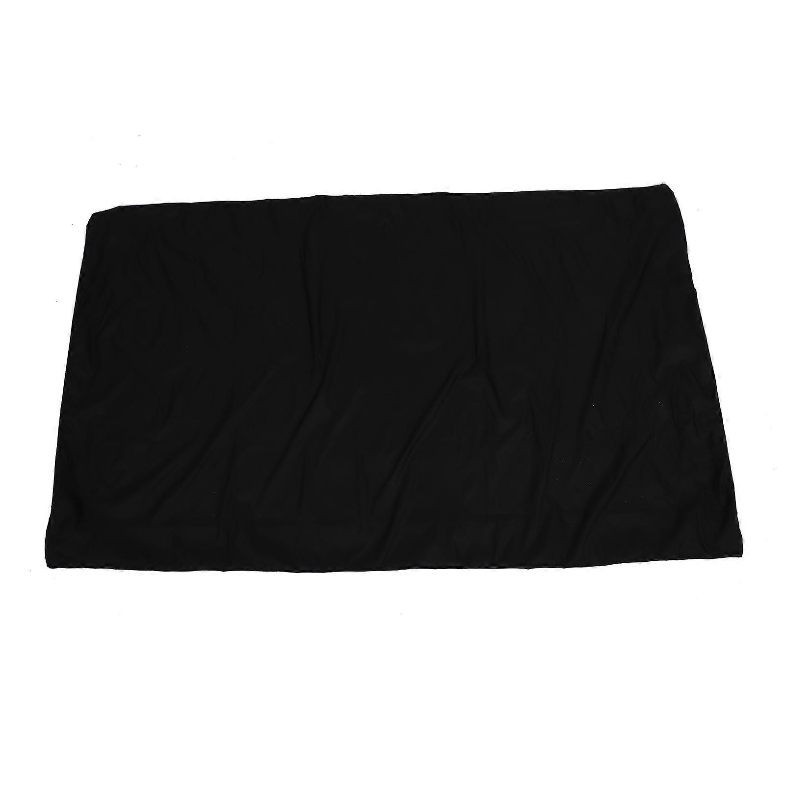 Dustproof Pool Table Cover Black 245X140CM Indoor Use Protective 1Set