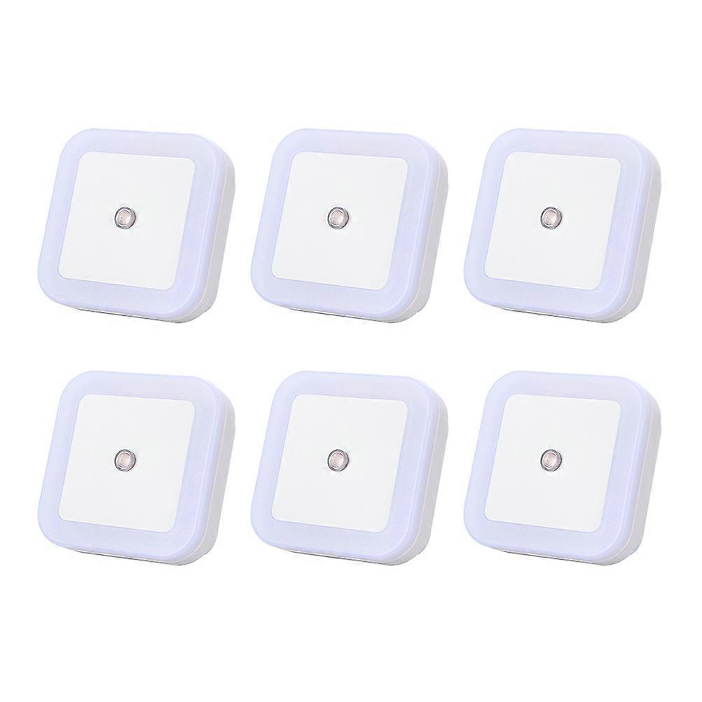 Led Bedroom Lights Capable Night Lamp Square Creative Style 6Pcs