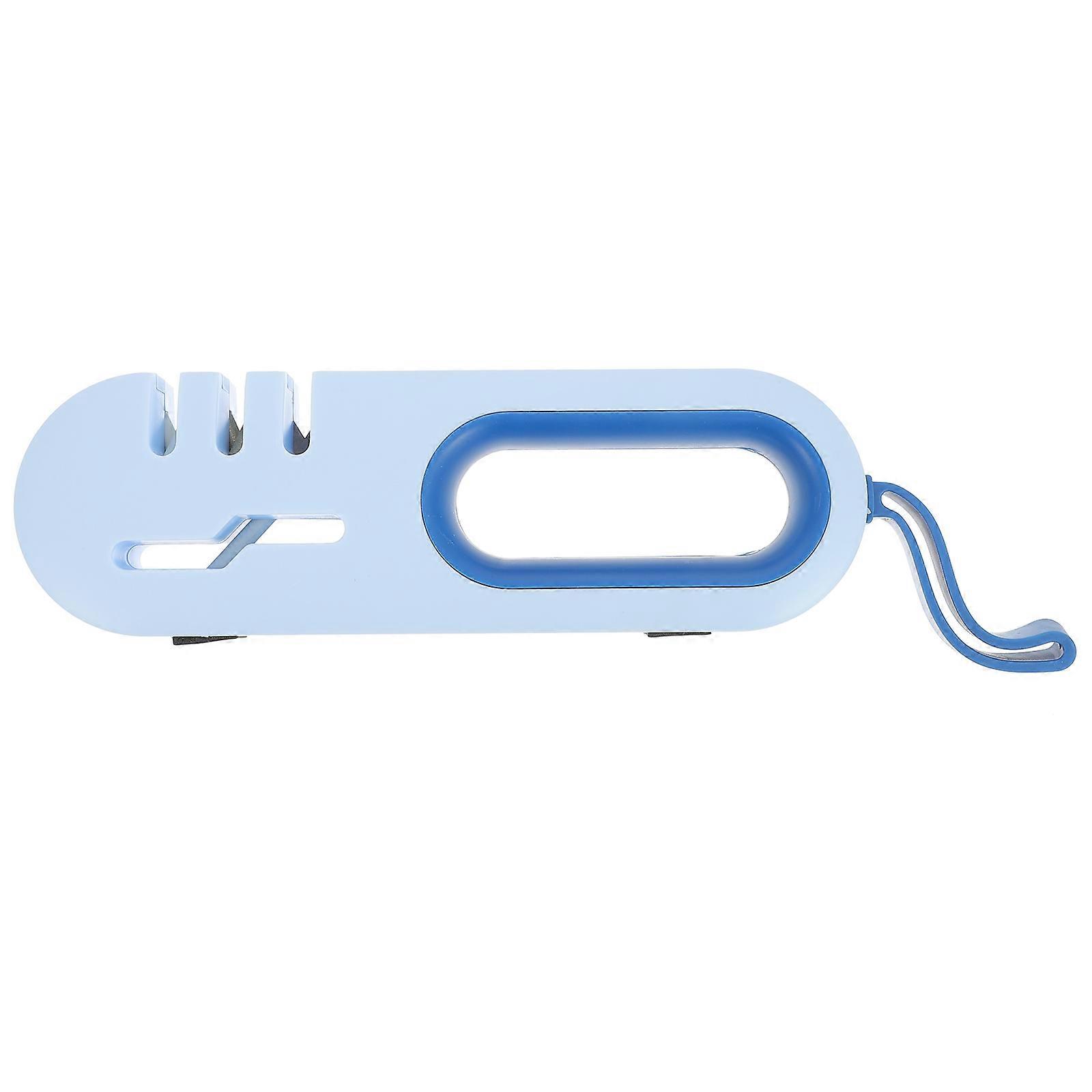 Sharpening System Manual Sharpener Compact Design For Home Cutlery Accessories Abs Material 8.25x2.75x1.18inch 1Set