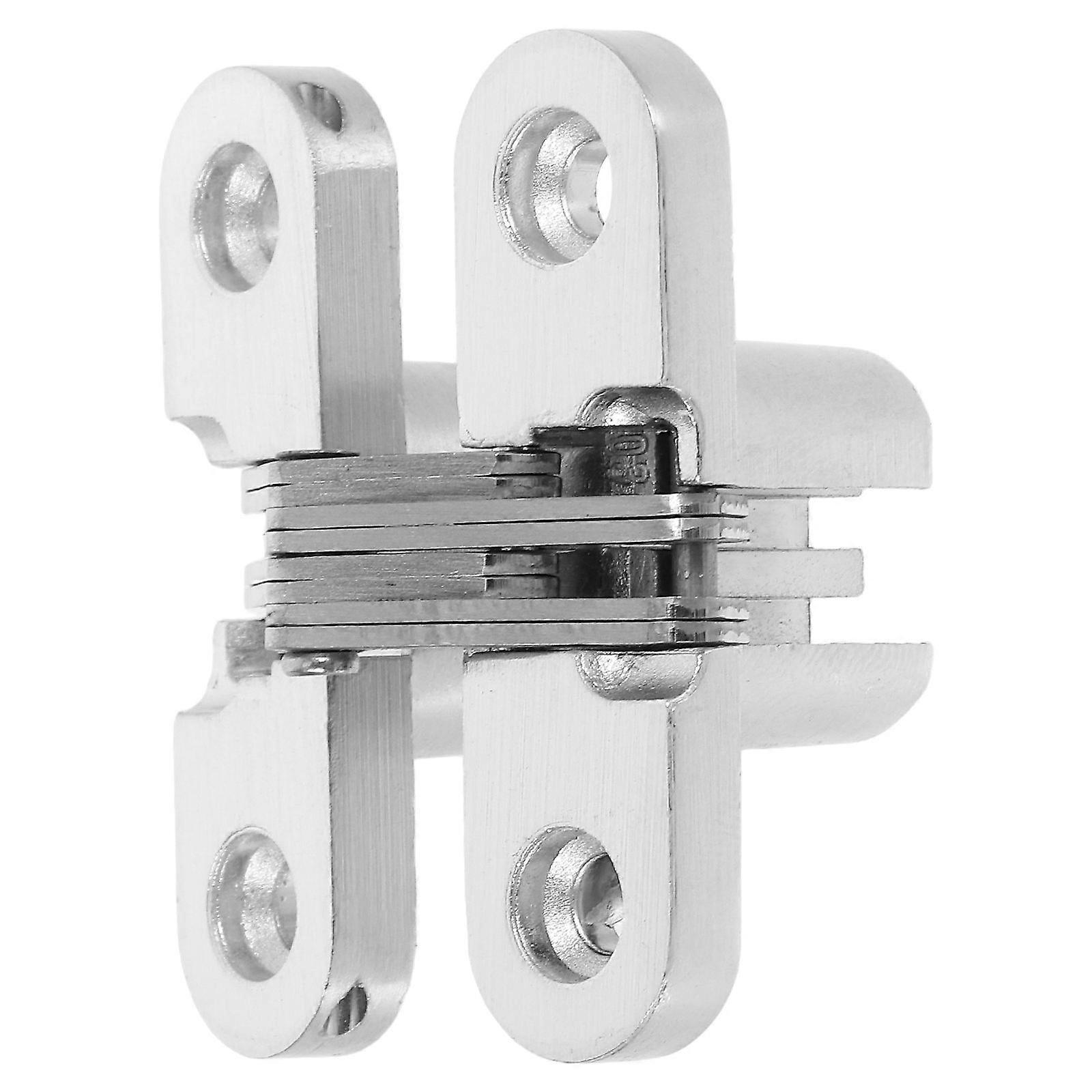 Cabinet Door Concealed Barrel Hinge Mini Cross Hidden Hinge Sleek 1Pcs