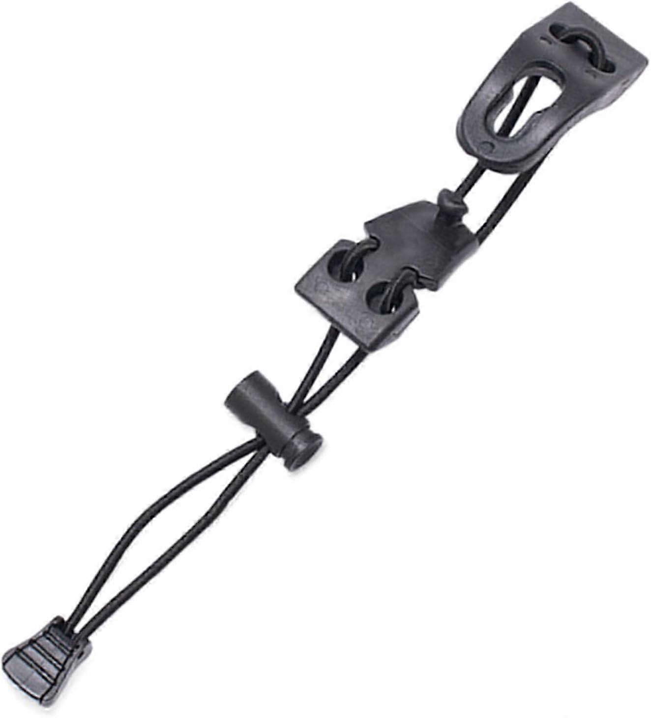 Adjustable Elastic Rope Lanyard with Buckle - Backpack Attachment for Hiking Stick