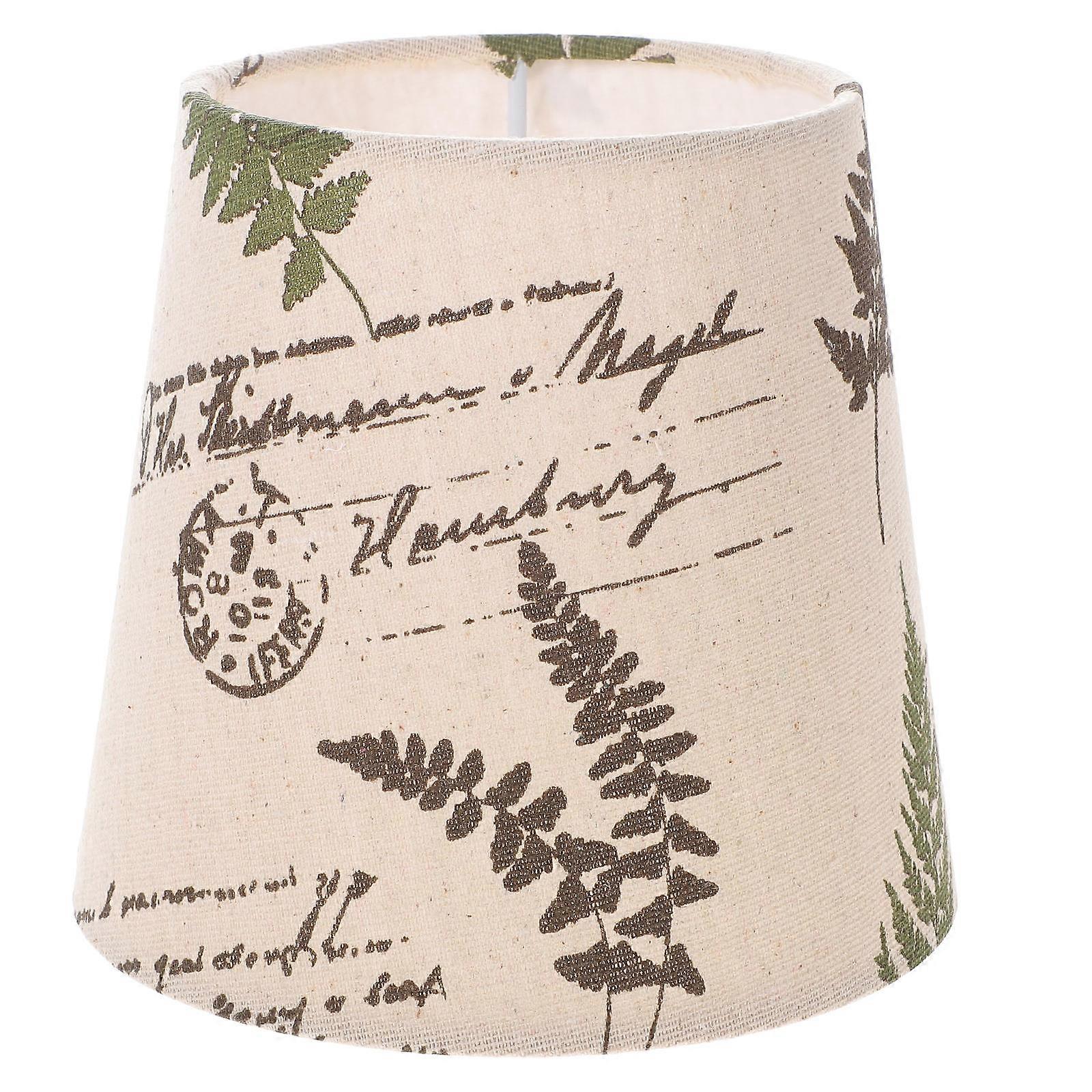 Decorative Fabric Lampshade Dust Protection Light Cover For Bedroom 1Set