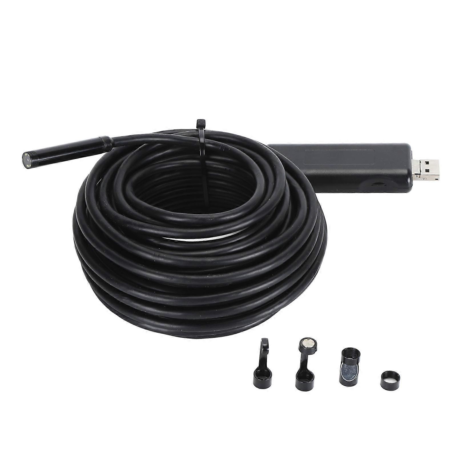720P WiFi Endoscope Inspection Camera IP67 Waterproof Wireless with 6 LEDs for Android and iOS, 3 Meters