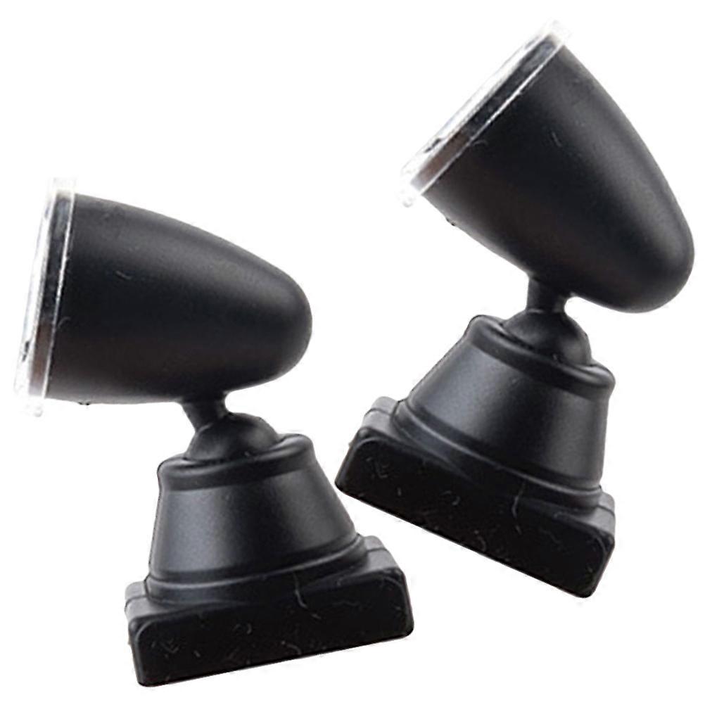 Model Railway Signals Mini Signal Light Model Train Layout Scene Spotlight 1.57X1.18X0.79in Metal Decorative 2Pcs