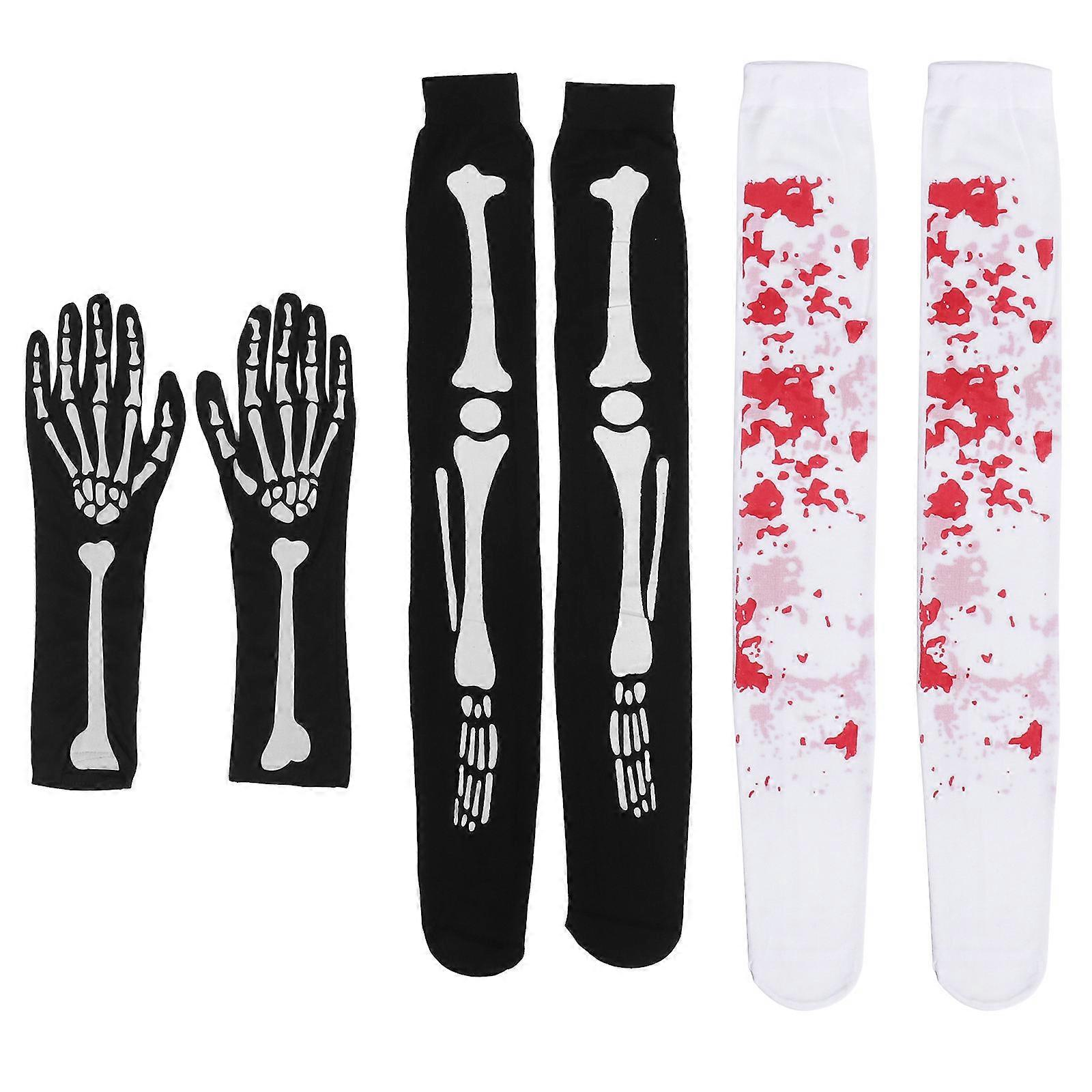 Socks Set Halloween Socks Men Stage Performance Anti-slip 3 Pairs