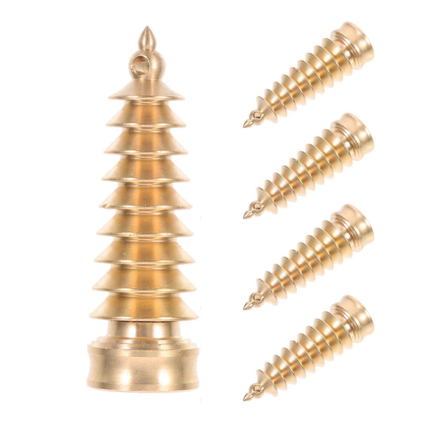 Creative Key Pendant Tower Shaped Keychain For Housewarming present 5Pcs