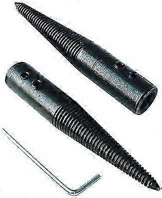 of 2 tapered threaded adapters for bench grinder, grinder, polishing with left and right, with a wre