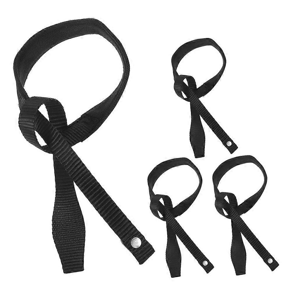 Secure Grip Wrist Strap for Ski Poles Stable Performance Reduce Risk of Dropping Poles Elastic Loop Straps for Cane Accessories Black