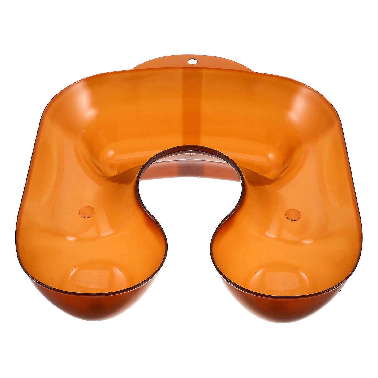 Reusable Hair Perm Tray with Neck Rest for Salon Use – Easy to Clean, Space Saving Design for Hair Coloring and Cutting Basin Organization