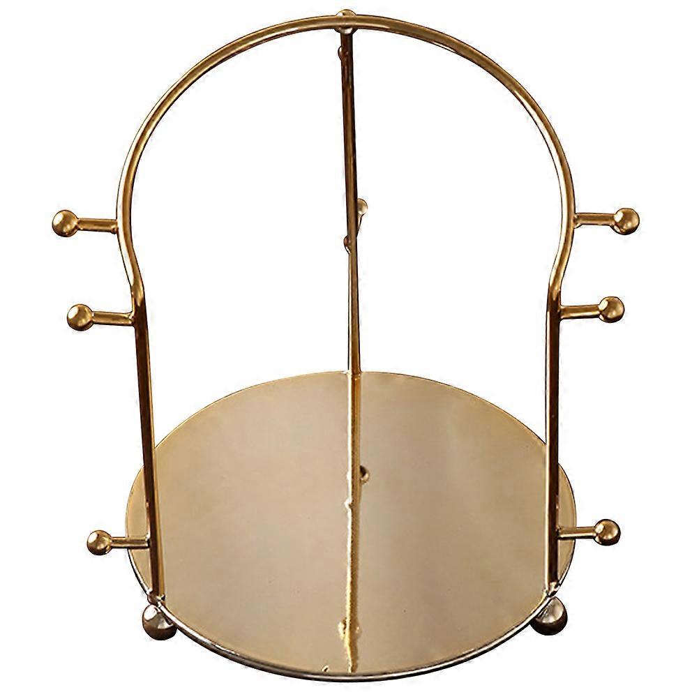 Metal Display Stand for Compact Tiara and Hairband Storage – Lightweight, Stable Organizer for Bridal Accessories, Boutiques, and Hair Accessory Shops