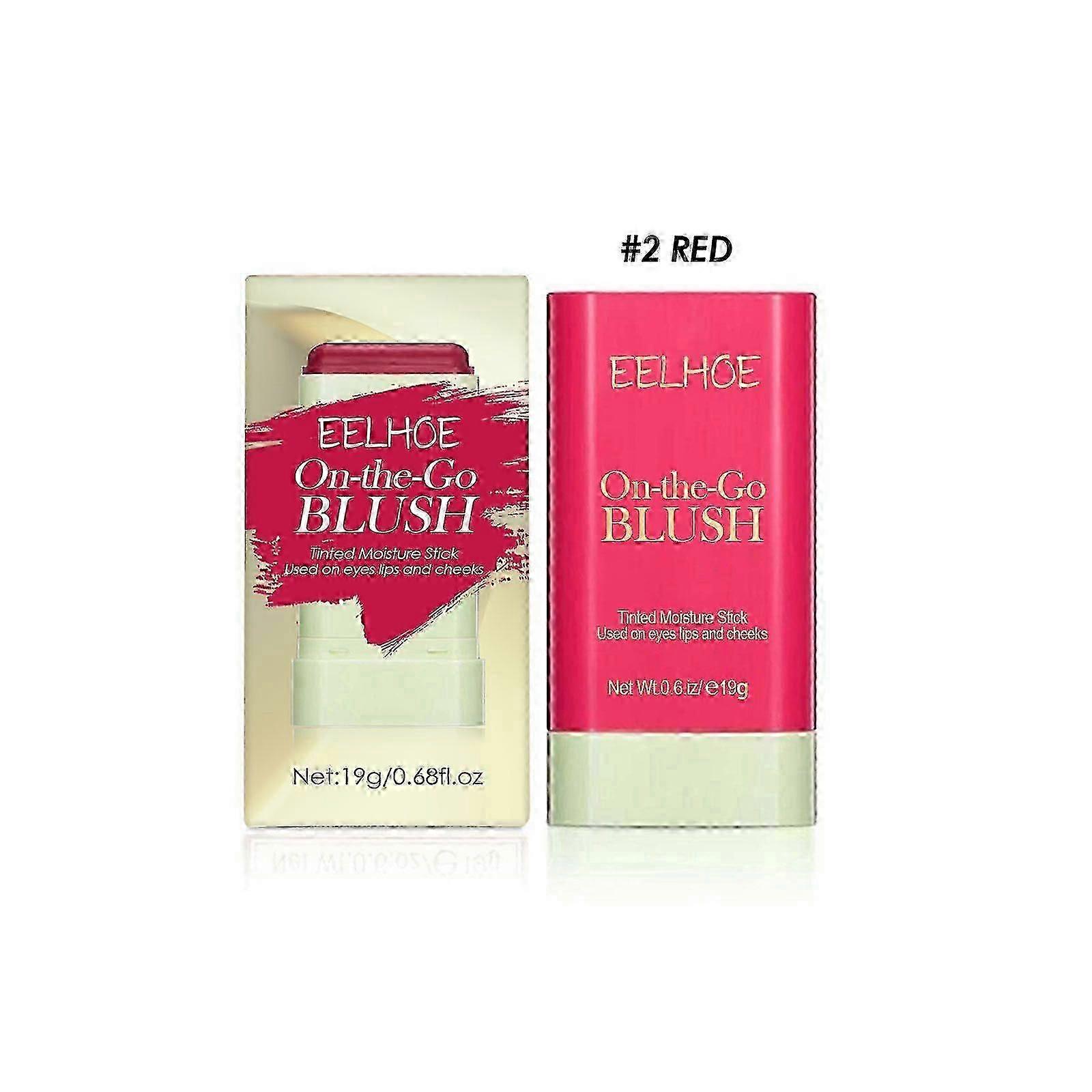 Blush Stick Lightweight Natural Nude Makeup Brightening And Contorting Three-Dimensional Highlight Delicate Waterproof Multi-Functional Blush Stick