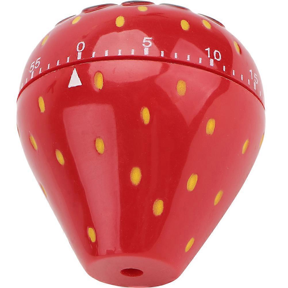 Kitchen Timer Fruit Shaped Countdown Tool Red Color 8x7cm Size For Baking And Cooking 1Pcs