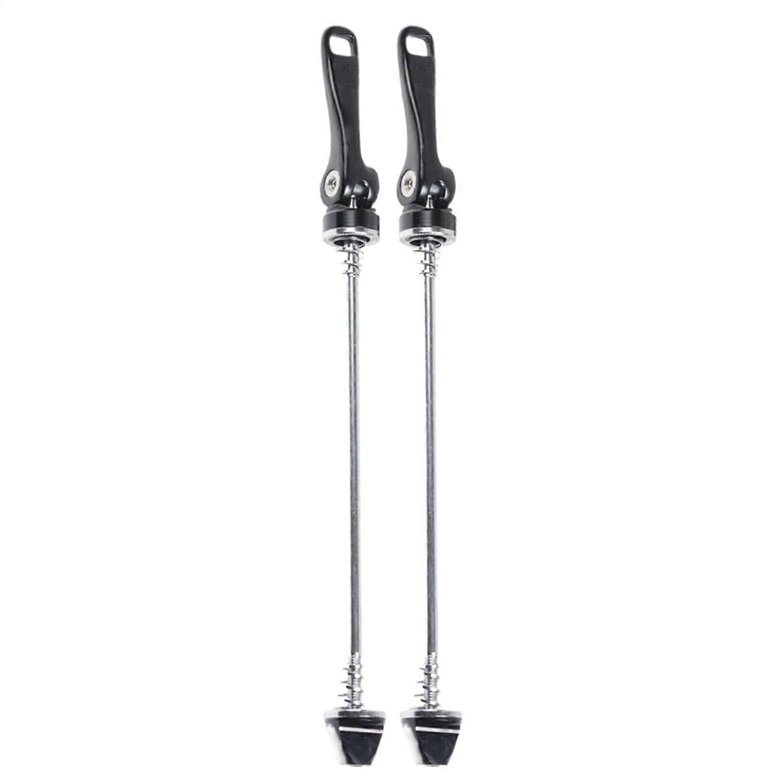 Schnellspannspieß Set, 1 Paar Hochfeste Schnellspanner-Radnabenteile für Fahrräder, Präzisionsgefertigt, Schwarz