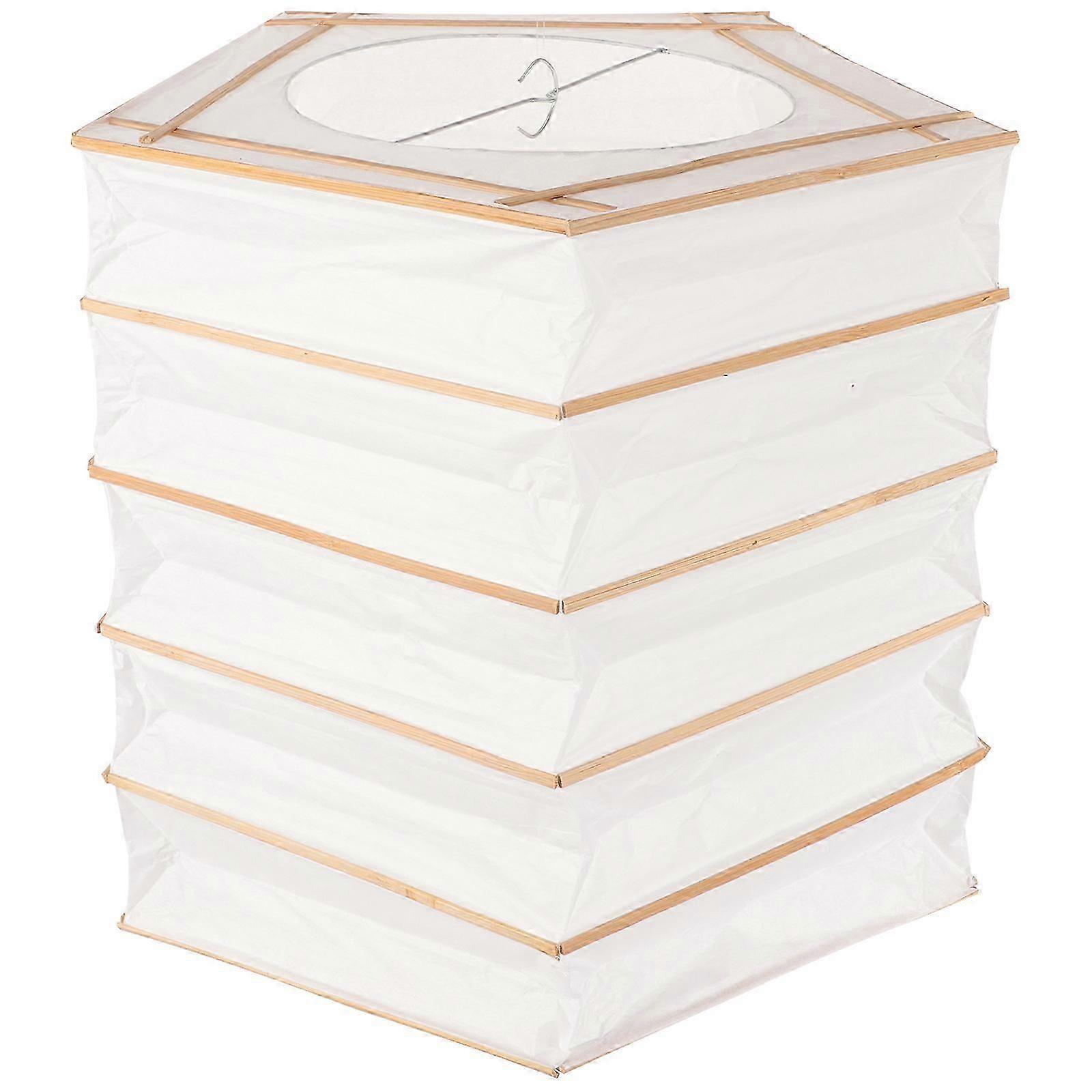 Pure Color Paper Lampshade Household Foldable Lampshade Ceiling Lamp Decorative Lamp Cover