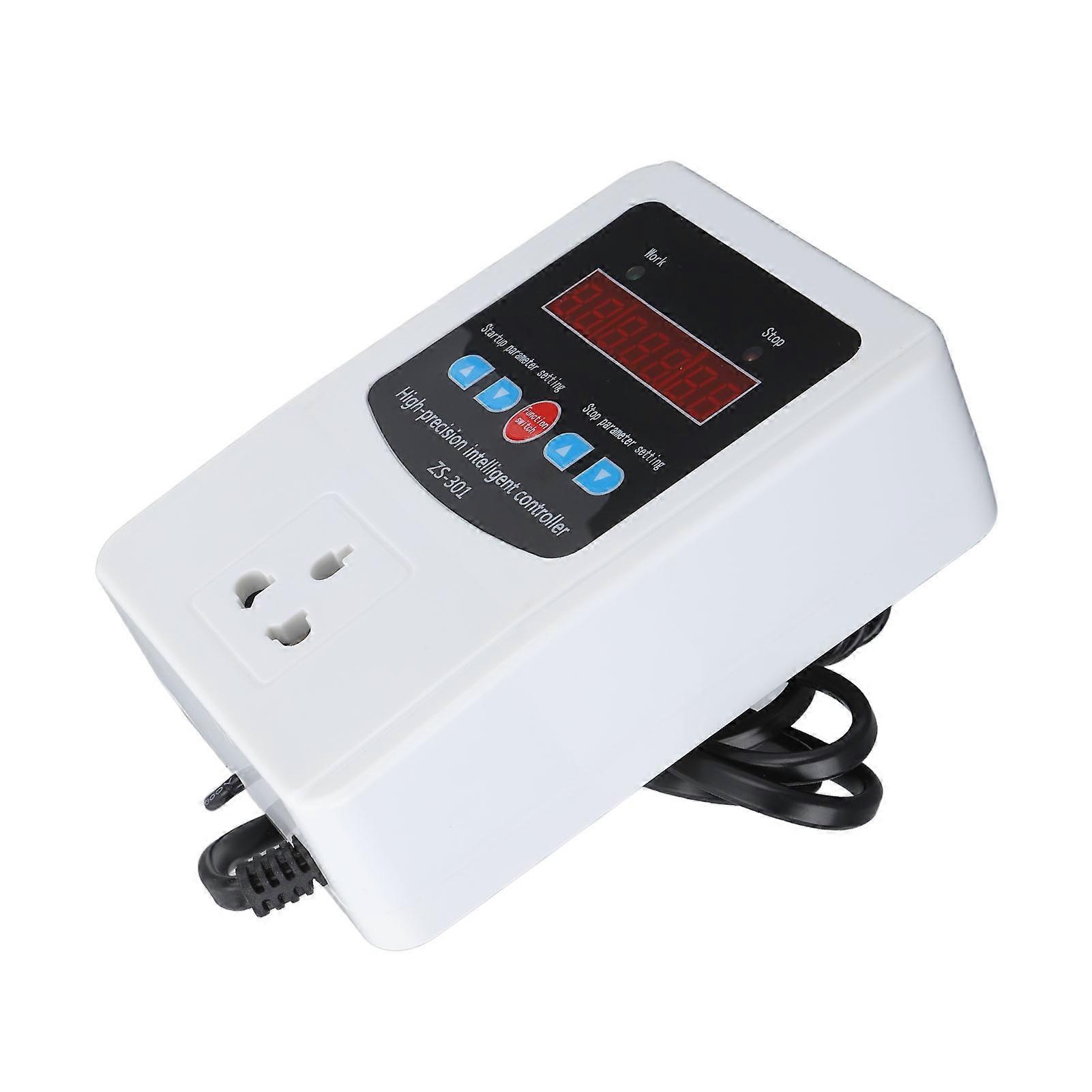 Regolatore di umidità digitale da 1500 W con display LCD, igrostato, regolatore di umidità dell'aria con temporizzazione in plastica per aziende agricole domestiche, serre, standard UE 220 V