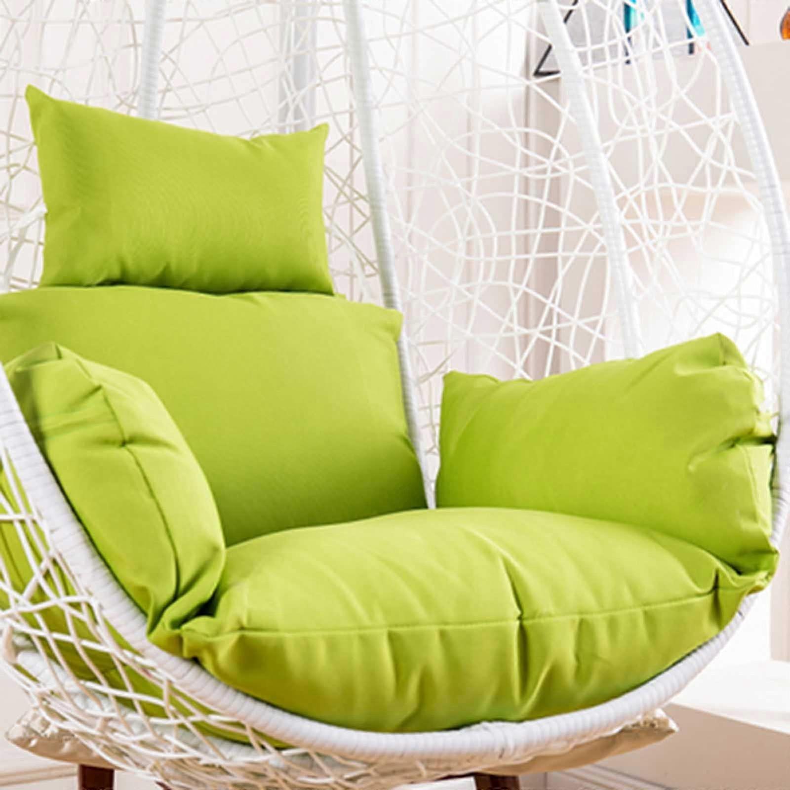 Removable and washable cushion for hanging egg baskets