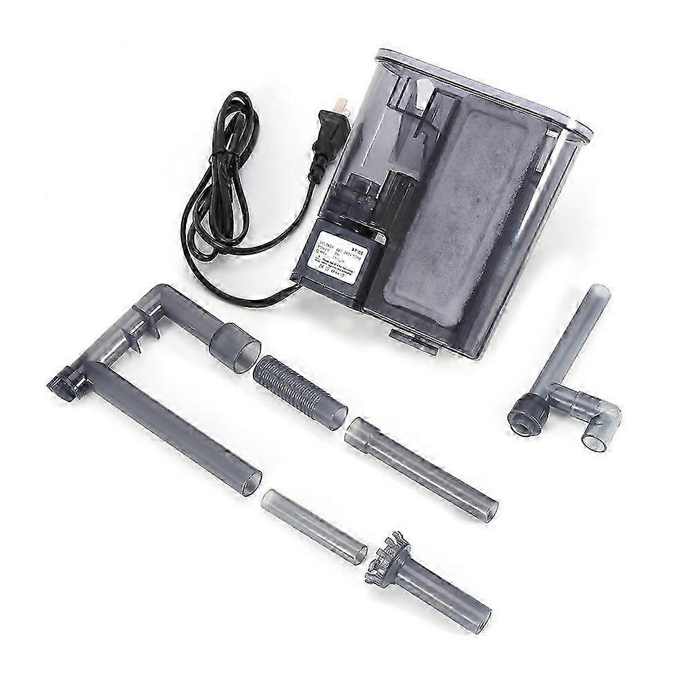 220V External Hang On Waterfall Filter Fish Tank Aquarium Surface Skimmer