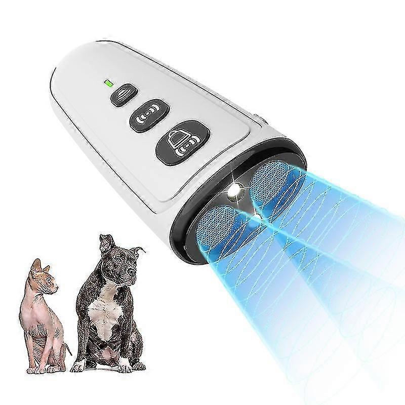 Ultrasonic Dog Barking Control Device with Training Modes and LED Flashlight
