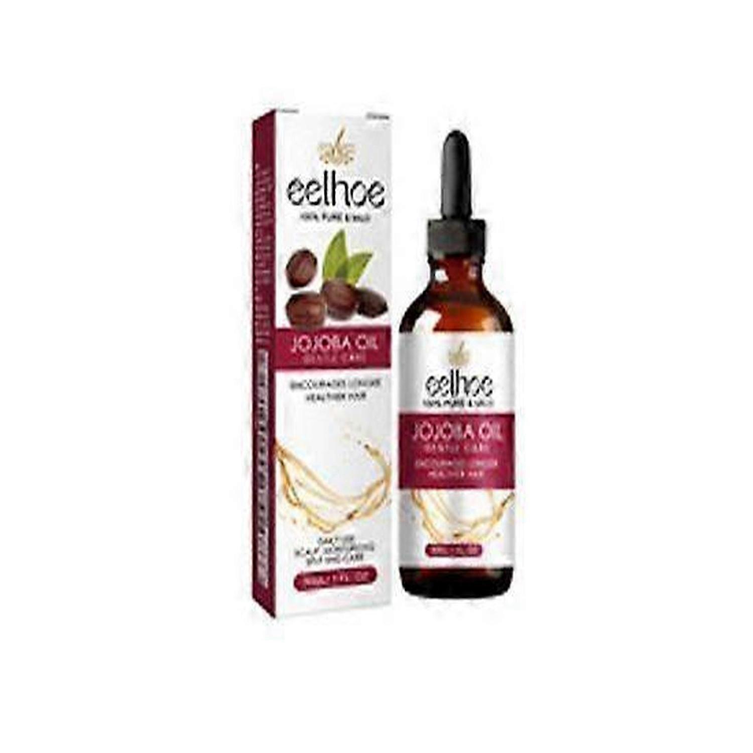 Olej jojoba na porost włosów, 30 ml olejku do regeneracji włosów Olejek do gęstości włosów Olejek na porost włosów Odżywczy i wzmacniający - odpowiedni dla kobiet i mężczyzn