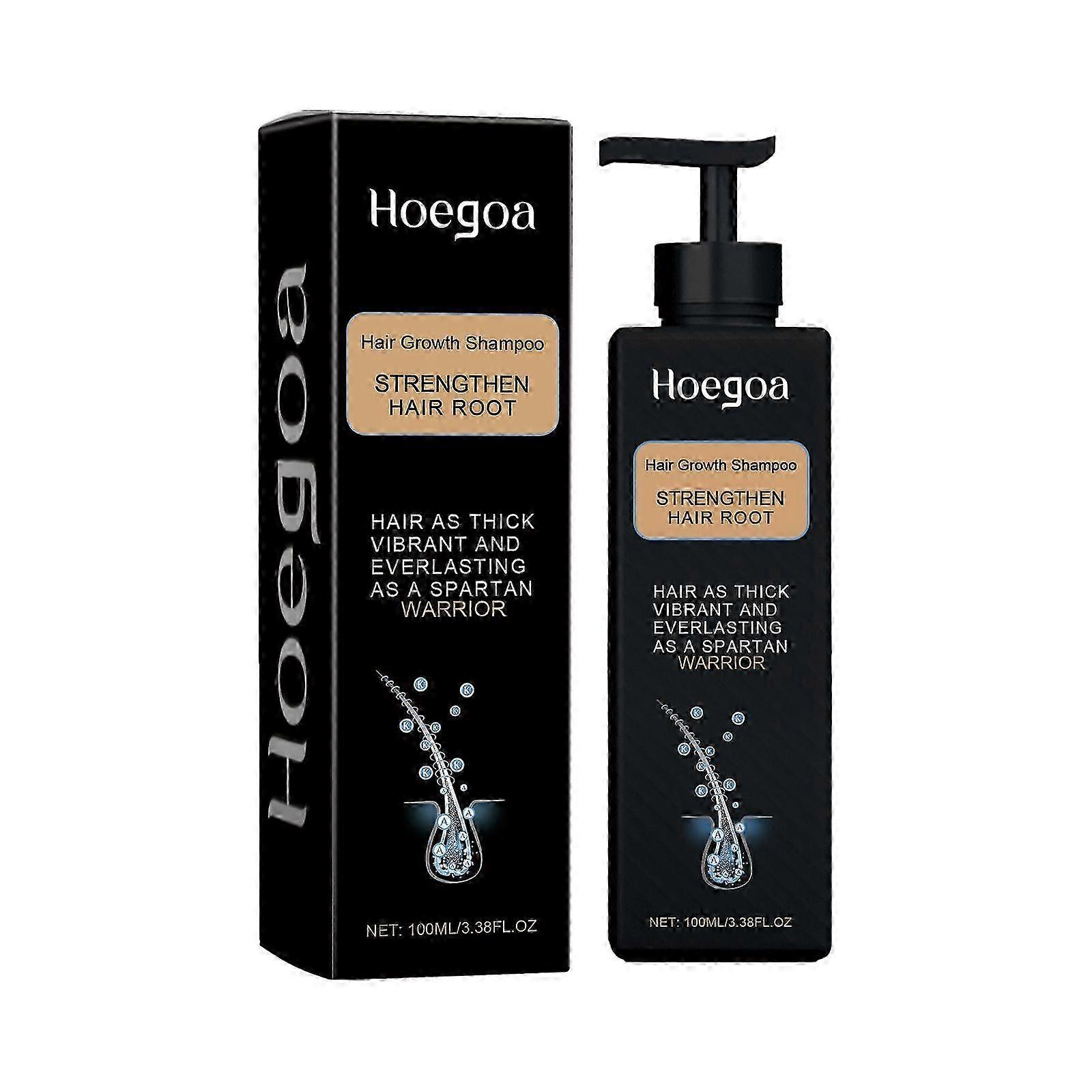 Le shampooing pour cheveux denses Hoegoa nourrit les racines, nettoie, contrôle l’huile, démangeaisons, retient les cheveux, retient les cheveux, retient les cheveux, h